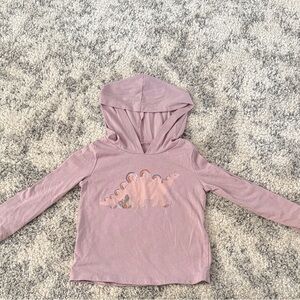 Carter's Light Pink Dinosaur Hoodie